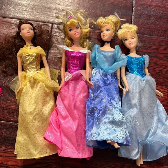Disney Princess Barbie dolls